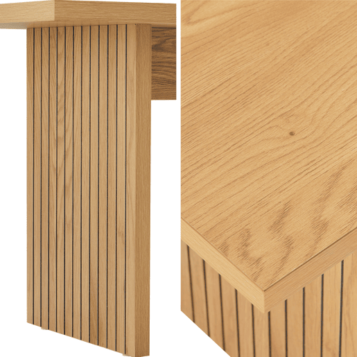 Mesa de madera de estilo escandinavo 180cm ALMA