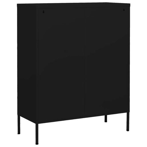 vidaXL Armário de arrumação aço 80x35x101,5 cm preto vidaXL Armário de arrumação aço 80x35x101,5 cm preto
