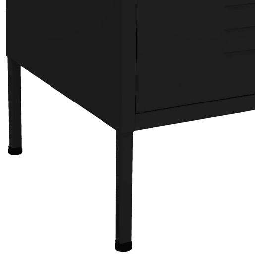 vidaXL Armário de arrumação aço 80x35x101,5 cm preto vidaXL Armário de arrumação aço 80x35x101,5 cm preto