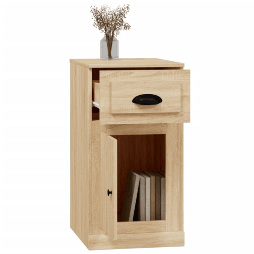 vidaXL Armário apoio c gaveta 40x50x75cm cor carvalho sonoma vidaXL Armário apoio c gaveta 40x50x75cm cor carvalho sonoma