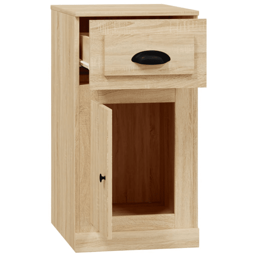 vidaXL Armário apoio c gaveta 40x50x75cm cor carvalho sonoma vidaXL Armário apoio c gaveta 40x50x75cm cor carvalho sonoma