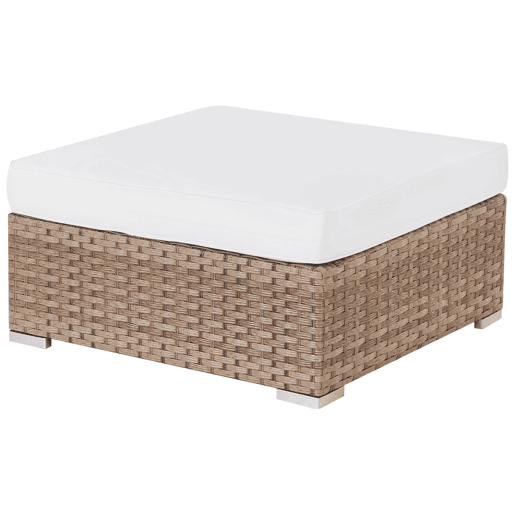 Conjunto de sofás de jardim de canto 4 lugares SANO à esquerda Natural
