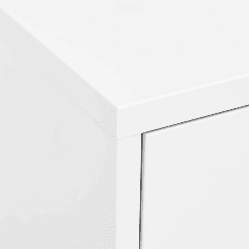 vidaXL Armário de arrumação aço 80x35x101,5 cm branco vidaXL Armário de arrumação aço 80x35x101,5 cm branco