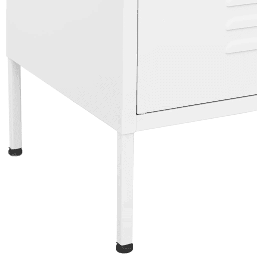 vidaXL Armário de arrumação aço 80x35x101,5 cm branco vidaXL Armário de arrumação aço 80x35x101,5 cm branco
