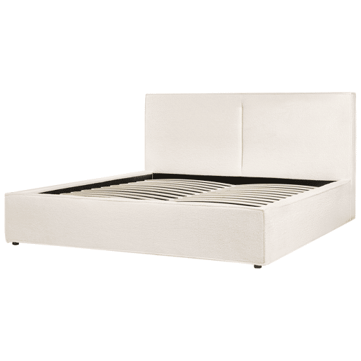 Beliani Cama baú Bouclé MOISSAC Beliani Cama baú Bouclé MOISSAC