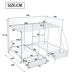Cama litera 206x246 Cama litera 206x246 Blanco