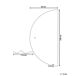 Beliani Espejo de baño LOUE 50x4 Beliani Espejo de baño LOUE 50x4 Plateado