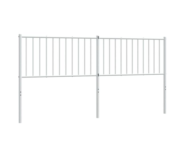 Cabecero de metal blanco 180 cm