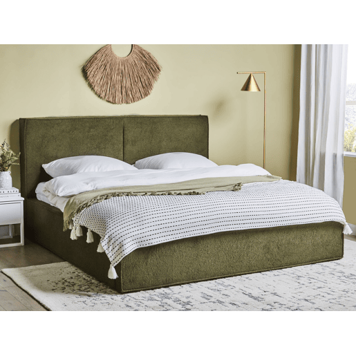 Beliani Cama baú Bouclé MOISSAC