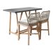 Beliani Conjunto de balcón TALAMONE Beliani Conjunto de balcón TALAMONE Gris/ Madera