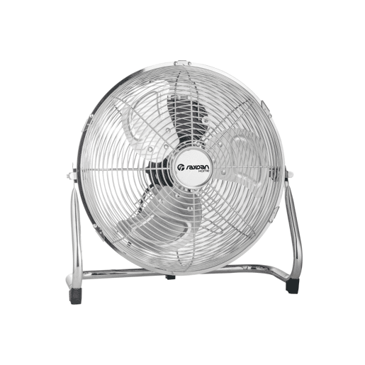 Ventilador de Chão 12 32cm 50W 3 Velocidades Circulador Prata Raydan Home