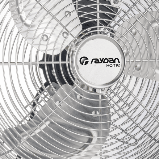 Ventilador de Chão 12 32cm 50W 3 Velocidades Circulador Prata Raydan Home