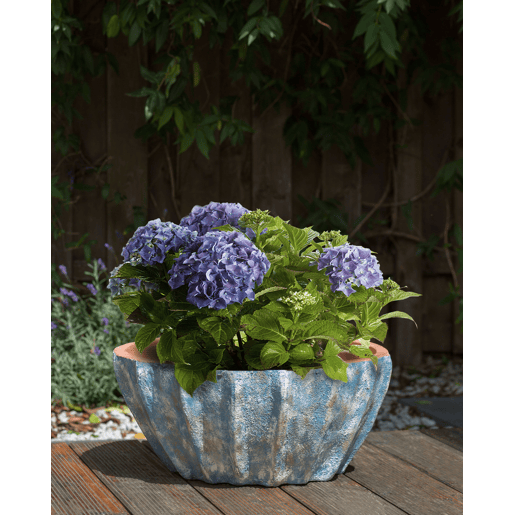 Vaso OSTRYA 51 cm Azul