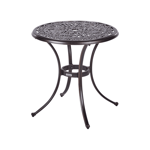 Mesa bistrô ANDALO 68 cm 68 cm Metal Castanho