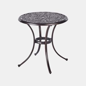 Mesa bistrô ANDALO 68 cm 68 cm Metal Castanho