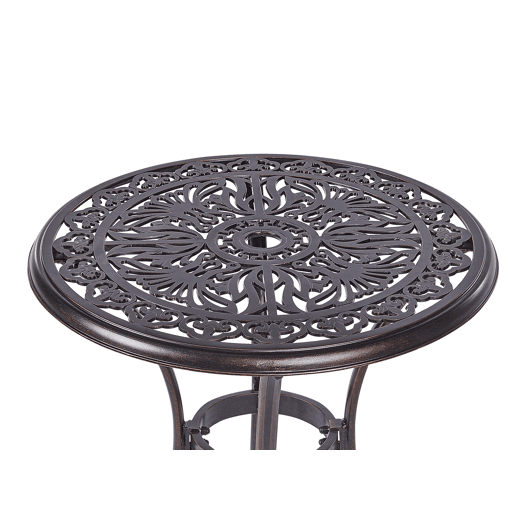 Mesa bistrô ANDALO 68 cm 68 cm Metal Castanho