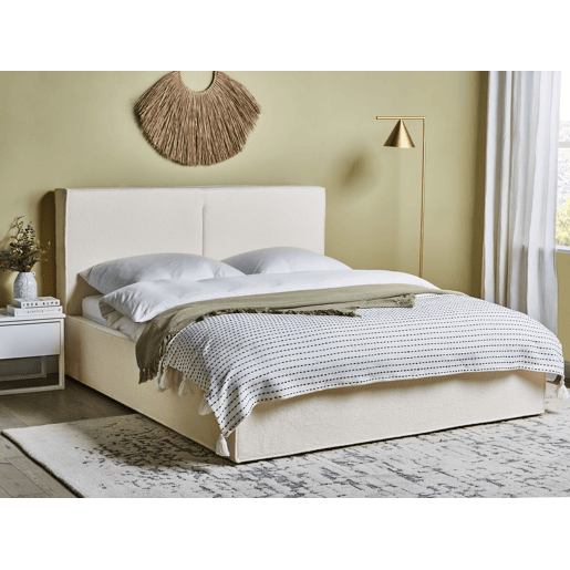 Beliani Cama baú Bouclé MOISSAC