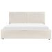 Beliani Cama con almacenaje Bouclé MOISSAC 177x224 Beliani Cama con almacenaje Bouclé MOISSAC 177x224 Crema