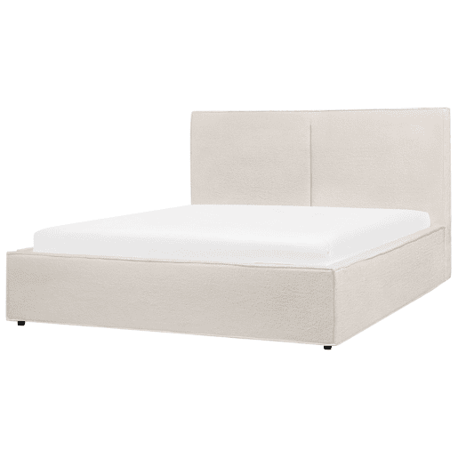 Beliani Cama baú Bouclé MOISSAC Beliani Cama baú Bouclé MOISSAC