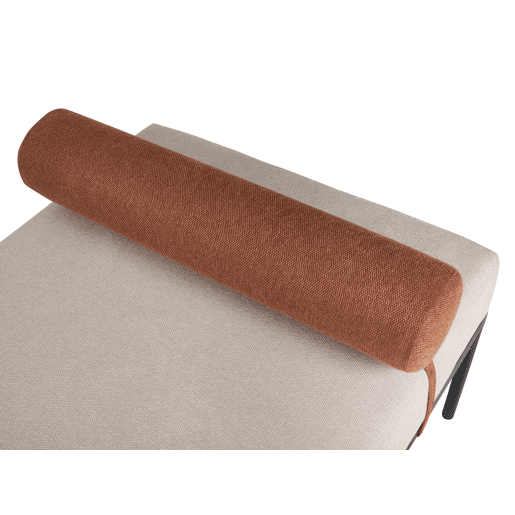 Beliani Chaise longue Linho sintético MALMOS