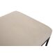 Beliani Chaise longue Lino sintético MALMOS Beliani Chaise longue Lino sintético MALMOS Beige