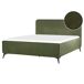 Beliani Cama Bouclé VALOGNES 171x220 Beliani Cama Bouclé VALOGNES 171x220 Verde Oscuro