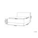 Beliani Cama Bouclé VALOGNES 171x220 Beliani Cama Bouclé VALOGNES 171x220 Verde Oscuro