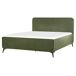 Beliani Cama Bouclé VALOGNES 171x220 Beliani Cama Bouclé VALOGNES 171x220 Verde Oscuro