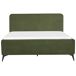 Beliani Cama Bouclé VALOGNES 171x220 Beliani Cama Bouclé VALOGNES 171x220 Verde Oscuro