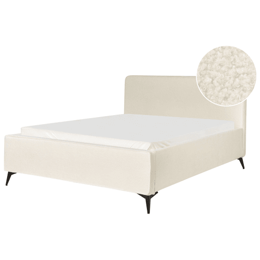 Beliani Cama Bouclé VALOGNES