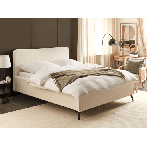 Beliani Cama Bouclé VALOGNES