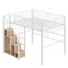 Cama alta para niños 188x210 Cama alta para niños 188x210 Blanco