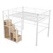 Cama alta para niños 188x210 Cama alta para niños 188x210 Blanco