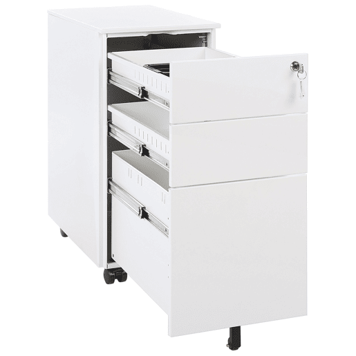Arrumação de escritório BOLSENA Metal Branco