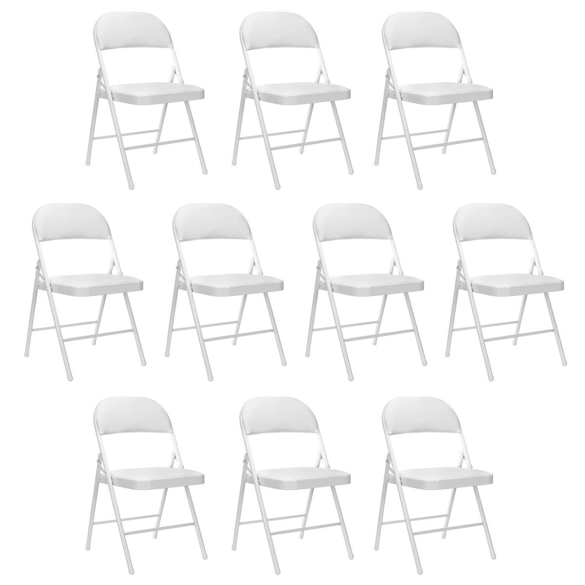 Pack 10 Sillas Plegables Acolchadas Thinia Home