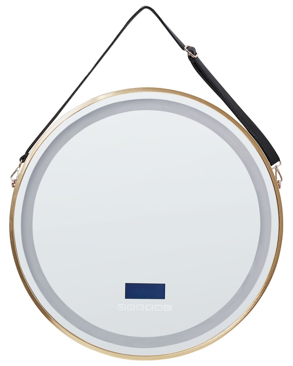 Beliani Espejo de baño DAROIS