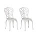 Beliani Silla de jardín TRIORA Beliani Silla de jardín TRIORA Crema
