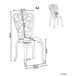 Beliani Silla de jardín TRIORA Beliani Silla de jardín TRIORA Crema