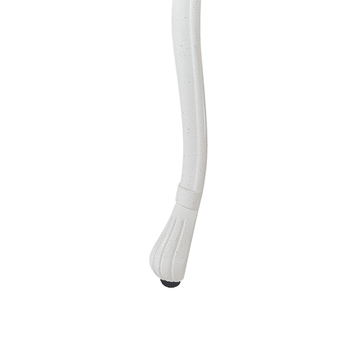 Conjunto de 2 cadeiras de jardim TRIORA Metal Branco creme