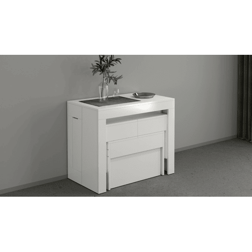 Conjunto de mesa e cadeiras com efeito madeira Conjunto de mesa e cadeiras com efeito madeira