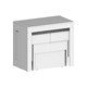 Conjunto de mesa e cadeiras com efeito madeira Conjunto de mesa e cadeiras com efeito madeira
