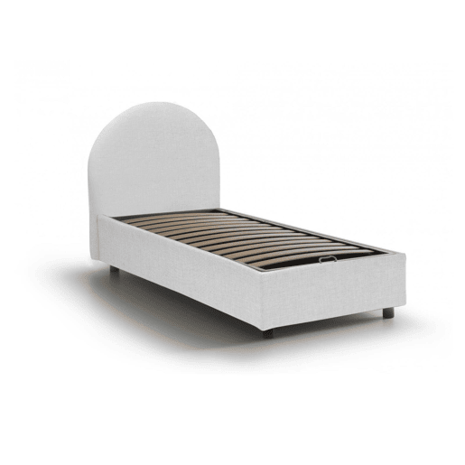 Cama de solteiro de tecido
