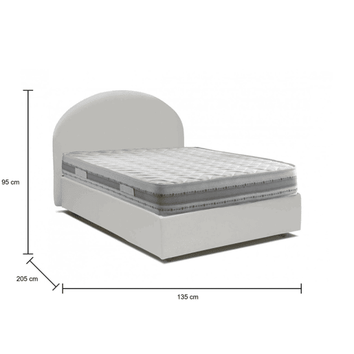 Cama quadrada e meia de tecido Cama quadrada e meia de tecido