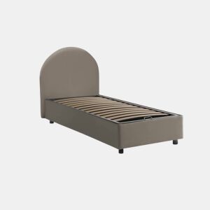 Cama de solteiro de tecido