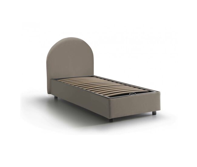 Cama de solteiro de tecido