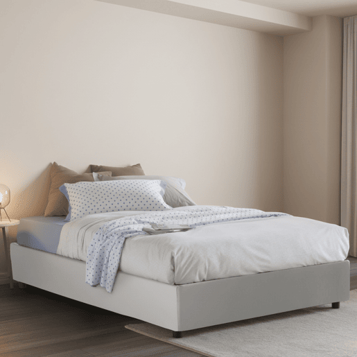 Cama quadrada e meia de tecido Cama quadrada e meia de tecido