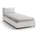 Cama de solteiro de tecido 95x205 Cama de solteiro de tecido 95x205 Blanco