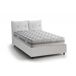 Cama de solteiro de tecido 95x205 Cama de solteiro de tecido 95x205 Blanco