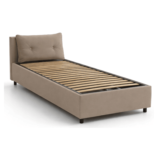 Cama de solteiro de tecido Cama de solteiro de tecido