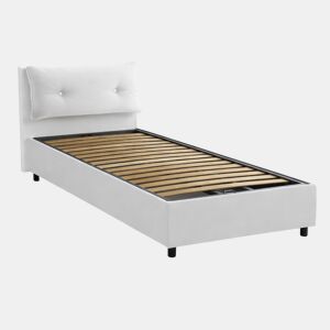 Cama de solteiro de tecido